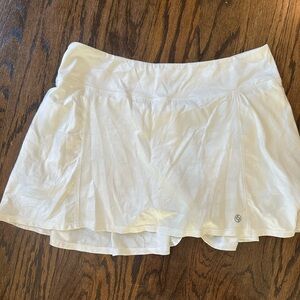 Lija White Mini Skirt